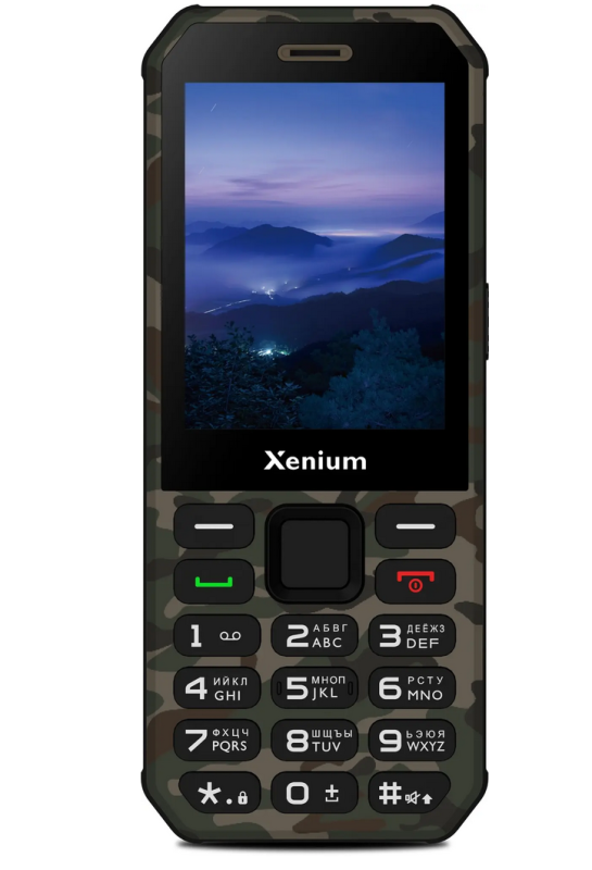 Купить Мобильный телефон Xenium x300 Green Camouflage